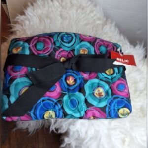 Relic Floral Cosmetic Bag NWT